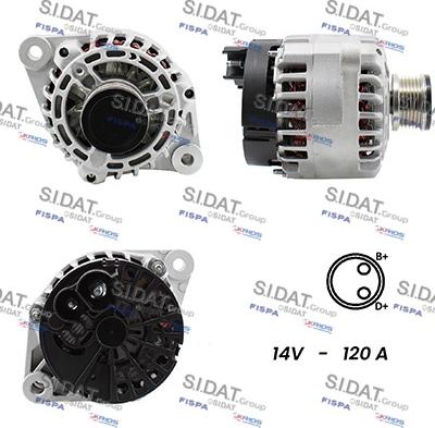 Fispa A12DE0016A2 - Alternatore www.autoricambi360.it