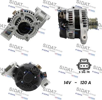 Fispa A12DE0154A2 - Alternatore www.autoricambi360.it