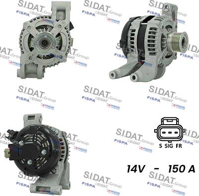 Fispa A12DE0155A2 - Alternatore www.autoricambi360.it