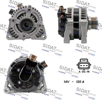 Fispa A12DE0303A2 - Alternatore www.autoricambi360.it
