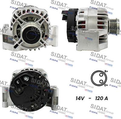 Fispa A12DE0327A2 - Alternatore www.autoricambi360.it