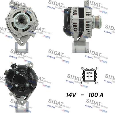 Fispa A12DE0238A2 - Alternatore www.autoricambi360.it