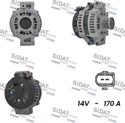Fispa A12DE0789A2 - Alternatore www.autoricambi360.it