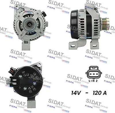 Fispa A12DE1050A2 - Alternatore www.autoricambi360.it