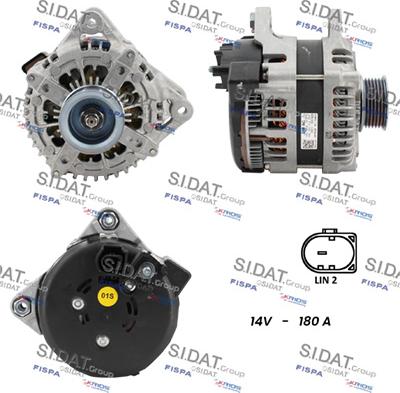 Fispa A12DE1256 - Alternatore www.autoricambi360.it