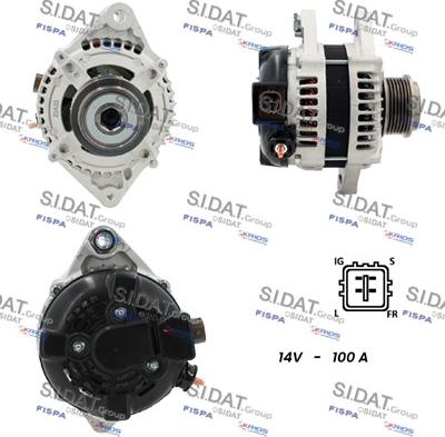 Fispa A12DE1213A2 - Alternatore www.autoricambi360.it
