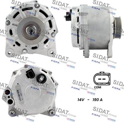 Fispa A12HT1266 - Alternatore www.autoricambi360.it