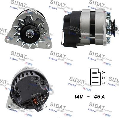 Fispa A12LU0058A2 - Alternatore www.autoricambi360.it