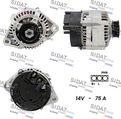 Fispa A12MA0562 - Alternatore www.autoricambi360.it