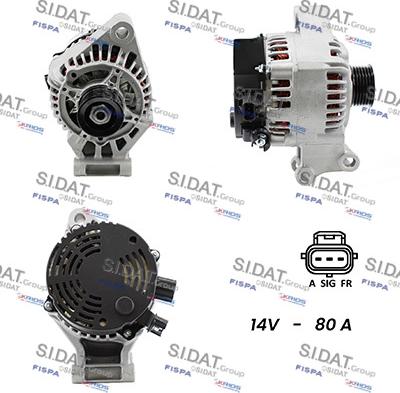 Fispa A12MA0151A2 - Alternatore www.autoricambi360.it