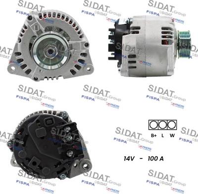 Fispa A12MA1037A2 - Alternatore www.autoricambi360.it