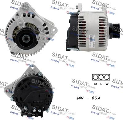 Fispa A12MA1287A2 - Alternatore www.autoricambi360.it