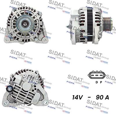 Fispa A12MH0653A2 - Alternatore www.autoricambi360.it