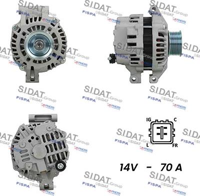 Fispa A12MH0345A2 - Alternatore www.autoricambi360.it