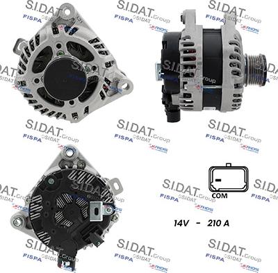 Fispa A12MH1425A2 - Alternatore www.autoricambi360.it