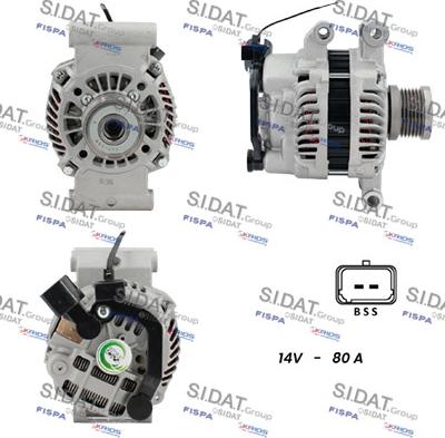 Fispa A12MH1205A2 - Alternatore www.autoricambi360.it