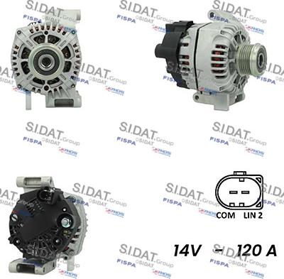 Fispa A12VA0407A2 - Alternatore www.autoricambi360.it