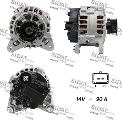 Fispa A12VA0425A2 - Alternatore www.autoricambi360.it