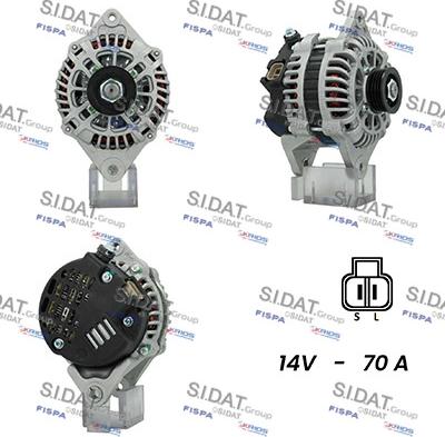 Fispa A12VA0525A2 - Alternatore www.autoricambi360.it