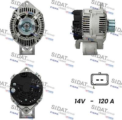 Fispa A12VA0574A2 - Alternatore www.autoricambi360.it