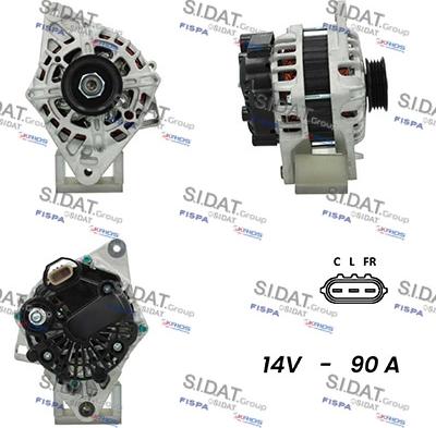 Fispa A12VA0670 - Alternatore www.autoricambi360.it