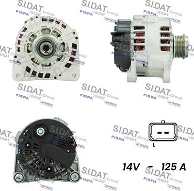 Fispa A12VA0065A2 - Alternatore www.autoricambi360.it