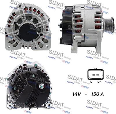 Fispa A12VA0008A2 - Alternatore www.autoricambi360.it