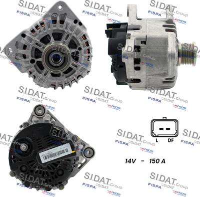 Fispa A12VA0008 - Alternatore www.autoricambi360.it