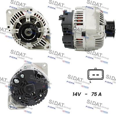 Fispa A12VA0085A2 - Alternatore www.autoricambi360.it