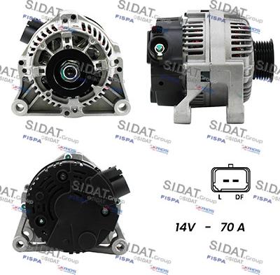Fispa A12VA0034A2 - Alternatore www.autoricambi360.it