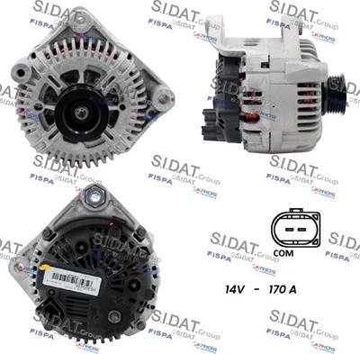 Fispa A12VA0033 - Alternatore www.autoricambi360.it