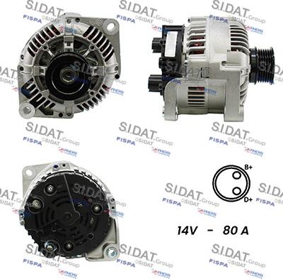 Fispa A12VA0029A2 - Alternatore www.autoricambi360.it