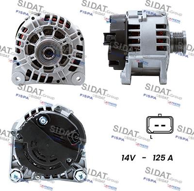 Fispa A12VA0020A2 - Alternatore www.autoricambi360.it