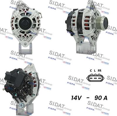 Fispa A12VA0823A2 - Alternatore www.autoricambi360.it