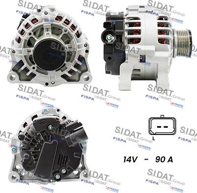 Fispa A12VA0391A2 - Alternatore www.autoricambi360.it