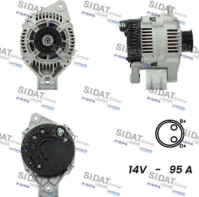 Fispa A12VA0388A2 - Alternatore www.autoricambi360.it
