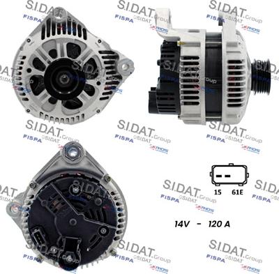 Fispa A12VA0333 - Alternatore www.autoricambi360.it