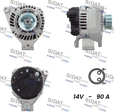 Fispa A12VA0734A2 - Alternatore www.autoricambi360.it
