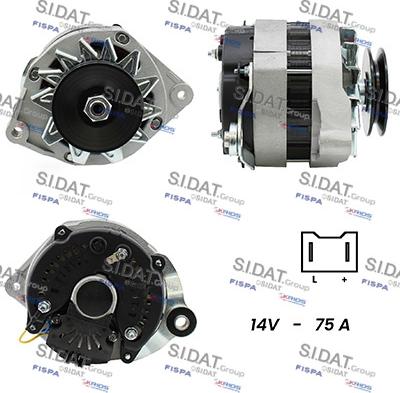 Fispa A12VA1004A2 - Alternatore www.autoricambi360.it