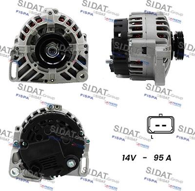 Fispa A12VA1015A2 - Alternatore www.autoricambi360.it