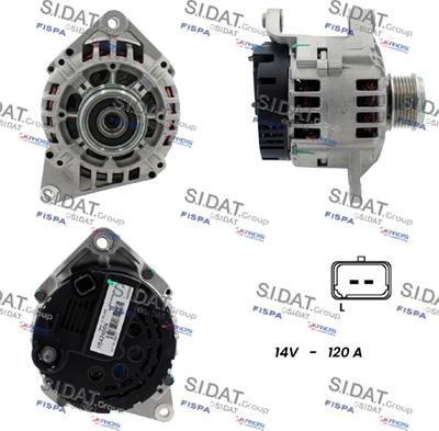 Fispa A12VA1170 - Alternatore www.autoricambi360.it