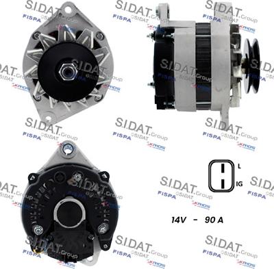 Fispa A12VA1293A2 - Alternatore www.autoricambi360.it