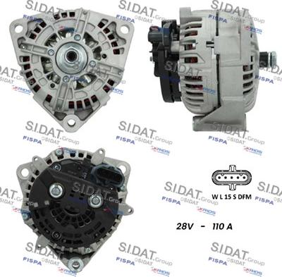 Fispa A24BH0094 - Alternatore www.autoricambi360.it