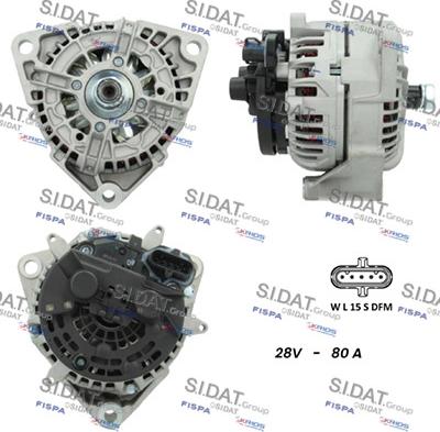 Fispa A24BH0093 - Alternatore www.autoricambi360.it