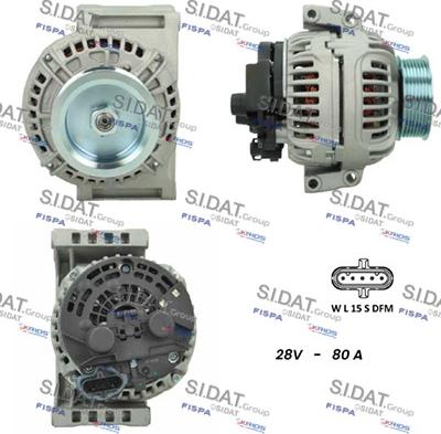 Fispa A24BH0097 - Alternatore www.autoricambi360.it