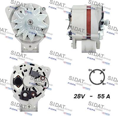 Fispa A24BH0007A2 - Alternatore www.autoricambi360.it