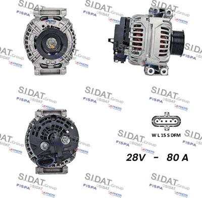 Fispa A24BH0016 - Alternatore www.autoricambi360.it