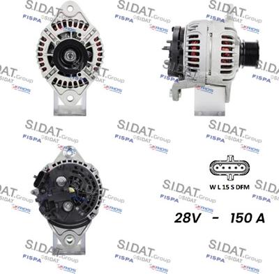 Fispa A24BH0088 - Alternatore www.autoricambi360.it
