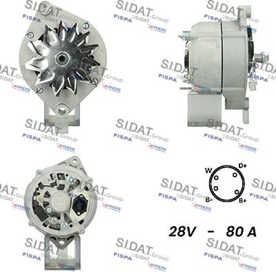 Fispa A24BH0077A2 - Alternatore www.autoricambi360.it