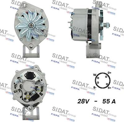 Fispa A24BH0152A2 - Alternatore www.autoricambi360.it